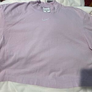 Nike Light Purple Cropped Tee